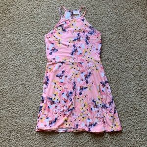 Floral Sundress with halter neckline